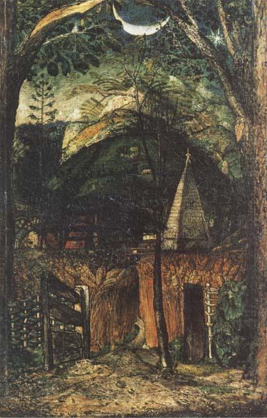 A Hilly Scene, Samuel Palmer